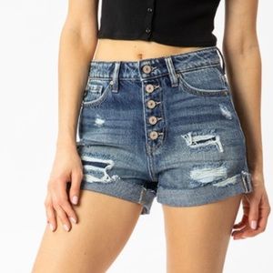 KanCan Distressed shorts